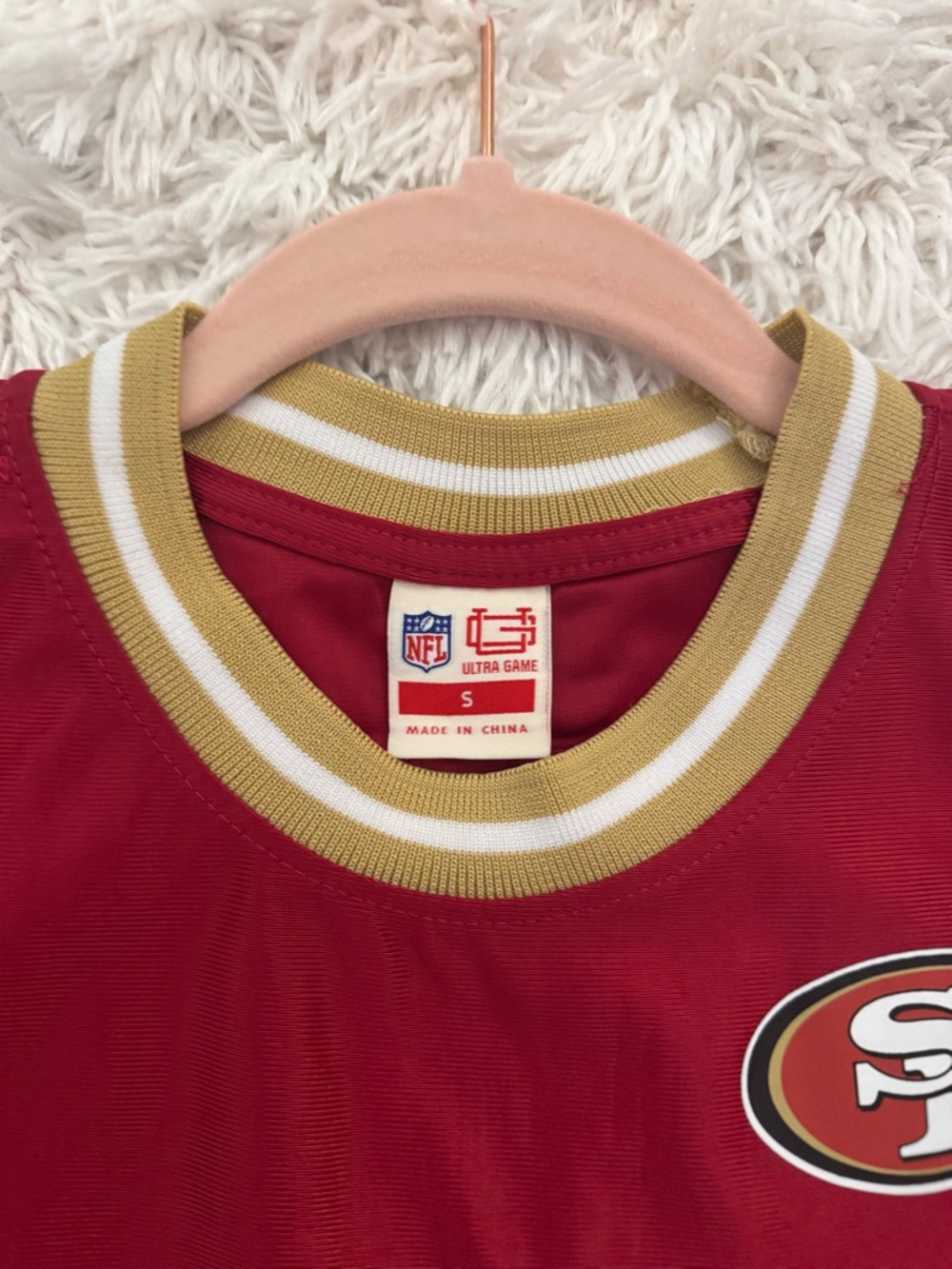 NFL Red and Gold Team Pullover Jersey - Picture 2 of 2
